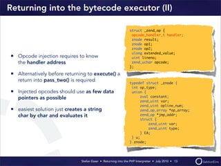 SyScan Singapore 2010 - Returning Into The PHP-Interpreter | PDF