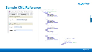 sysco.no
Sample XML Reference
 