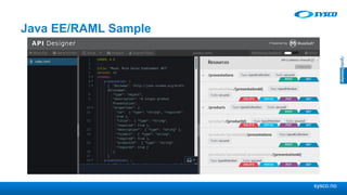 sysco.no
Java EE/RAML Sample
 
