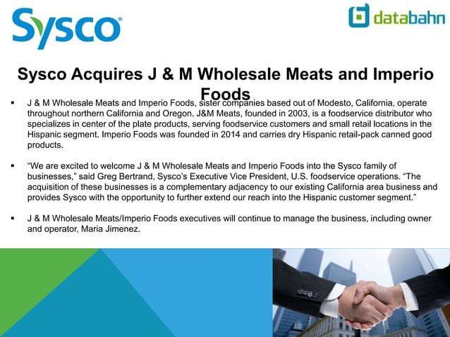 7 keys to open doors at Sysco | PPT