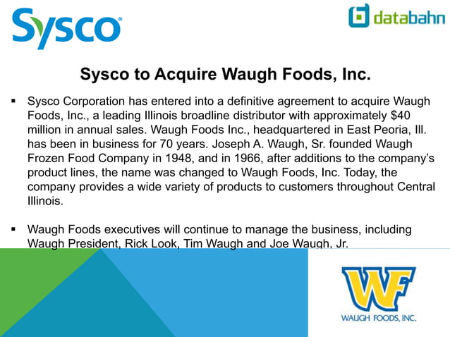 7 keys to open doors at Sysco | PPT