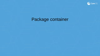 Package container
 