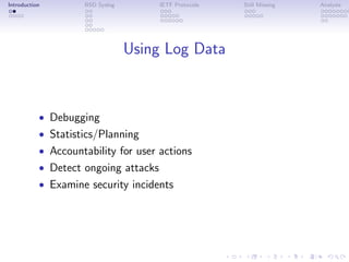 Syslog Protocols | PDF