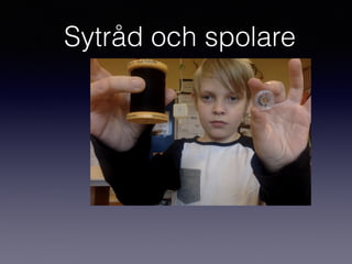 Sytråd och spolare
 