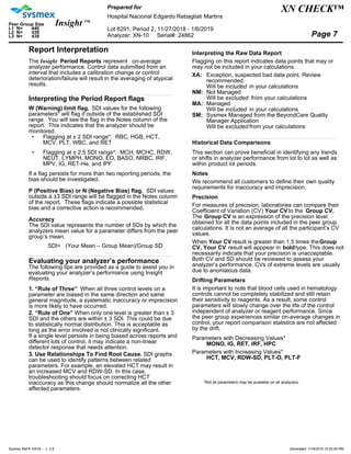 SysmexReport_8291 CONTROL HEMATOLOGICO INTERNO | PDF