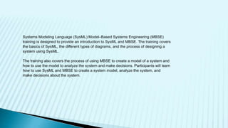 SysML MBSE Training Courses, Seminars & Consulting Services by Tonex