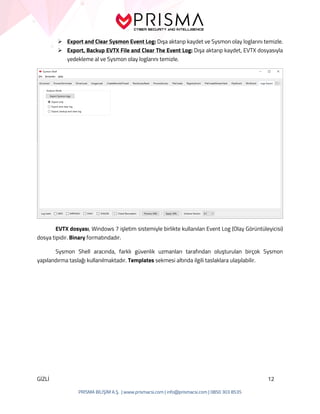 Sysmon ile Log Toplama | PDF