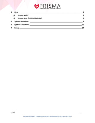 Sysmon ile Log Toplama | PDF