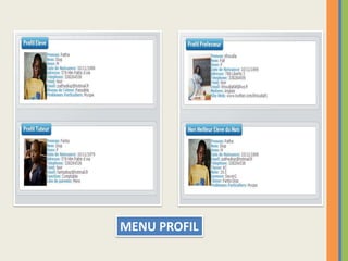 MENU PROFIL