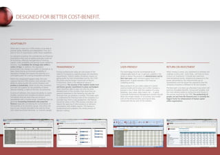 ADAPTABILITY
What does it mean for a CPM solution to be able to
provide agility, flexibility and adaptability? First, let's
look at how an organization needs these capabilities.
In a dynamic economy, the uncertainties and financial
assumptions that were accepted yesterday could not
be tomorrow; effective management of working
capital, credit availability and general issues related to
revenue, may invalidate the strategic plan within a
matter of days. In addition, the regulatory
environment can change in a matter of seconds or, at
least, there may be an imminent possibility of
regulatory changes that require the drawing up a
contingency plan for a string of possible scenarios.
When the unexpected happens daily, the main
capacity that any CPM solution must provide is the
ability to assess quickly the current situation and
produce a revised plan, driven by the new situations
and with full support for the possibility of better
decision-making, in light of the new circumstances.
In terms of software, this means the ability to create
models, scenarios and complex simulations quickly.
Simulations that are more than just an Excel
spreadsheet with a limited range. Something that can
generate Accounting Statements and, projected
finances especially considering the consolidation of
the business of an economic group. And which are
easy to use, intuitive and able to be used by those
who really have these demands, i.e. business people.
TRANSPARENCY
Finance professionals today are well aware of the
need for transparency regarding legal and regulatory
requirements. Publicly traded companies require on-
going audits for their shareholders and for the CVM
(Securities and Exchange Commission of Brazil).
Furthermore, there is the additional value of
transparency. The accuracy of the numbers builds trust
and fosters greater commitment to plans and budgets.
Users should be able to view not only the more
detailed levels of the numbers that result from an
upward movement in the hierarchy, but also the
formulas that can produce a number. This helps users
to understand the financial rules of the company in a
concrete way. From a user perspective, this feature
should be native in the CPM solution and does not
require the opening of other products or demand
consultation with endless reports. This feature is
fundamental and underpins the whole process of
decision making.
RETURN ON INVESTMENT
When money is scarce, any investment in software will
undergo scrutiny and - most likely - will have to show
a return on investment. It should also overcome
internal political trends, resistance by exposure to the
power demanded by the indiscriminate use of
spreadsheets and rise above the arguments that the
company's business is different or far too complex.
The best path is to draw up a Business Case which will
examine intangible benefits, factual and tangible, and
the most obvious relate to saving time and money in
the process touched by the CPM. The productivity of
people, not just from the financial area, is currently the
biggest factor for enhancement of human capital
within organizations.
USER-FRIENDLY
The technology must be accompanied by an
indispensable ease of use. In general, usability is the
ability to deliver the product to administration and by
their own users, with minimal support from the IT
department. A good example is the financial
modelling activity.
Many products let you make copies of a certain
existing model and its data, but it often involves a
process in the IT field, with the creation of a new
database, new cubes, data import, etc… A good
Corporate Performance Management solution should
allow the simple creation of an entirely new model,
with all the dimensionality and original data,
conducted only by users of the solution.
DESIGNED FOR BETTER COST-BENEFIT.
 
