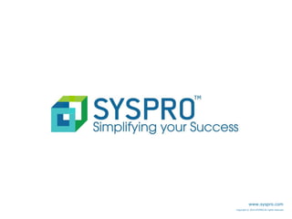SYSPRO ERP for Distribution | PDF