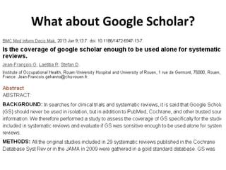 What about Google Scholar?
 