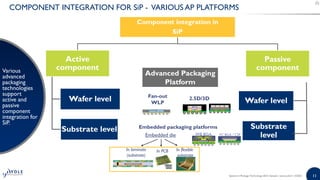 Wlp Package Ics System-in-Package Technology and Market Trends 2021 - Sample | PDF