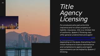 Title Agency Licensing