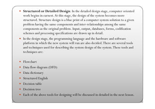 Design Substantiation System analysis and design | PDF