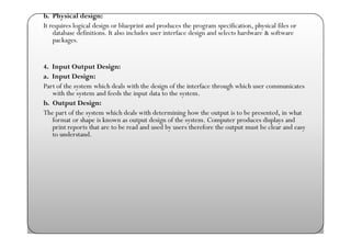 System analysis and design | PDF