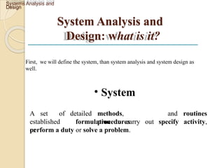 SYSTEM ANALYSIS AND DESIGN IN LIBRARIES AND INFORMATION CENTERS.pptx