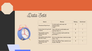 Data Sets
 