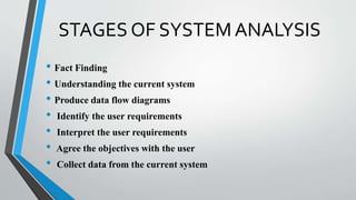 System Analysis Methods | PPTX