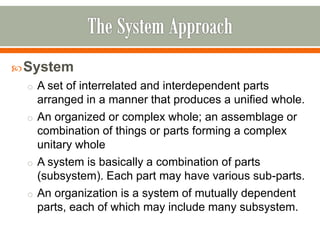 System approach | PPTX