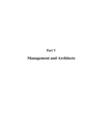 Part V
Management and Architects
 