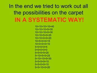 Working Systematically Maths Examples Systematic | PPT