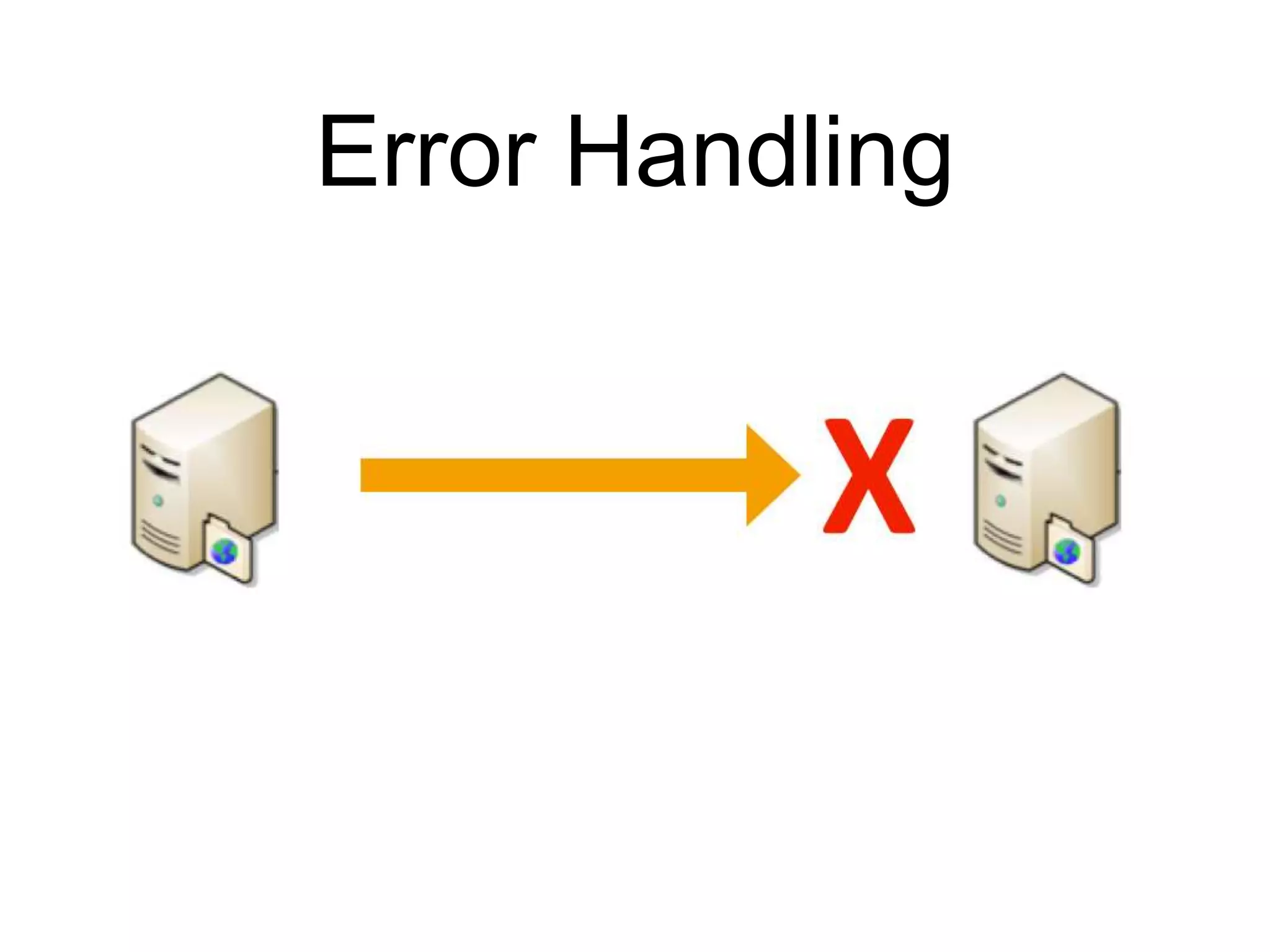 Error Handling
 
