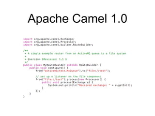 Introduction to Apache Camel | PPTX