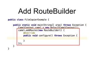 Introduction to Apache Camel | PPTX