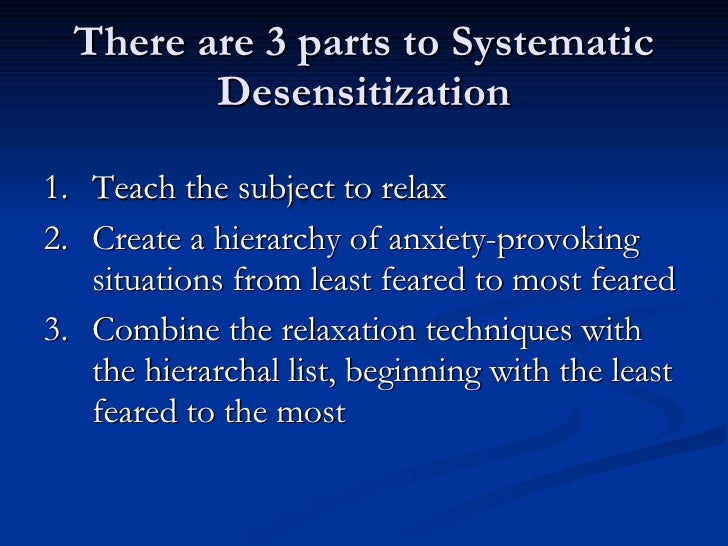 Systematic Desensitization