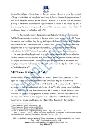 Systematic Review Drug Efficiency Dissertation | PDF