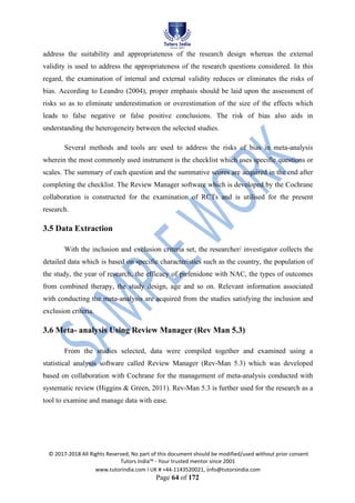 Systematic Review Drug Efficiency Dissertation | PDF