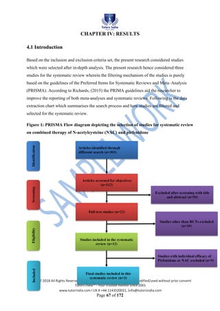 Systematic Review Drug Efficiency Dissertation | PDF