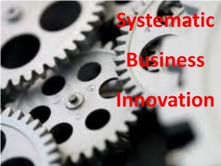 Systematic
Business
Innovation
 