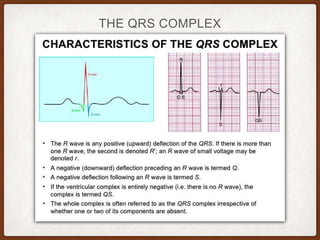 THE QRS COMPLEX
 