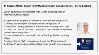 Systematic IP Management - Presentation at the 5. VDI/VPP Seminar | PDF