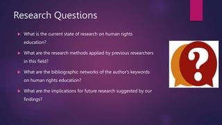 Human Rights Research Methods Systematic Literature Review on Human Rights Education.pptx
