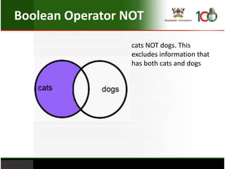 Dog Boolean SYSTEMATIC LITERATURE SEARCH-Alison Kinengyere | PDF
