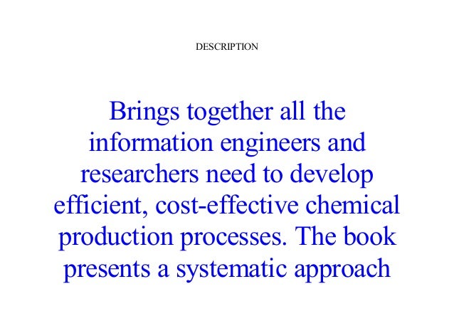 Systematic Methods Of Chemical Process Design Biegler Pdf Systematic Methods Of Chemical Process Design Biegler Pdf