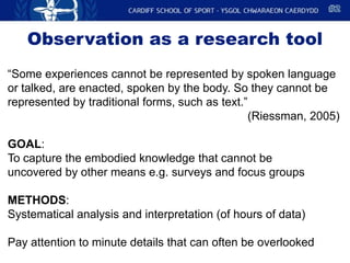 Systematic Observation #OAPS101 | PPTX