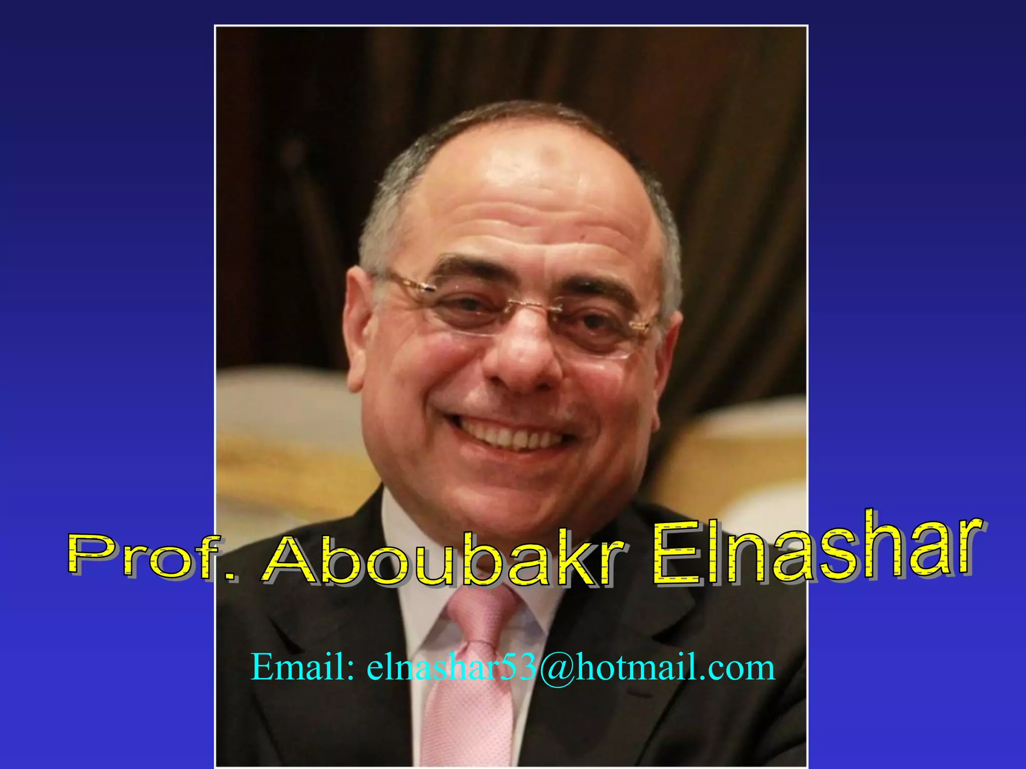 Email: elnashar53@hotmail.com
 