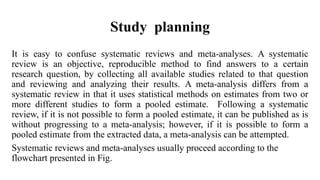 Systematic review and meta analysis | PPTX