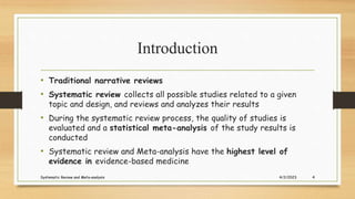 Systematic Review and Meta analysis.pptx