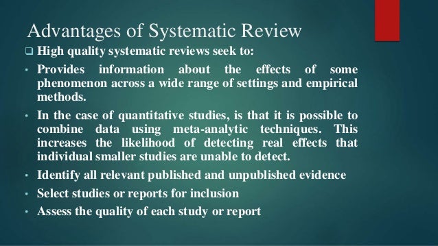 Systematic Review in Software Engineering