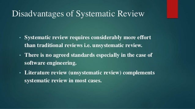 Systematic Review in Software Engineering