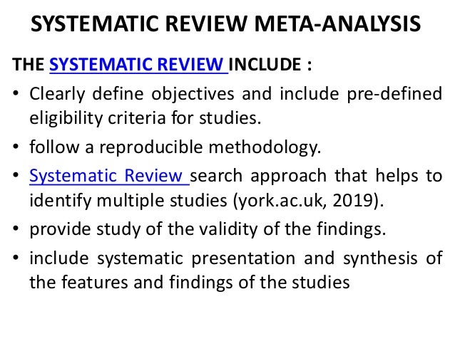 The Concept Of Systematic Review Meta Analysis Step By Step Guide | p…