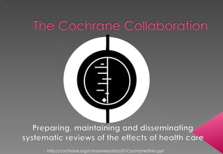 Overview of Evidence Based Medicine and Systematic Review Methodology | PPT