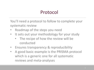Systematic Review | PPTX