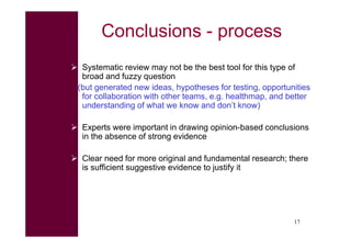 A systematic review of zoonoses transmission and livestock/wildlife interactions: Preliminary findings