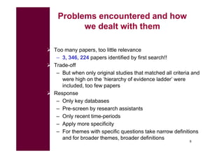 A systematic review of zoonoses transmission and livestock/wildlife interactions: Preliminary findings